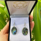 Paua Earrings - Large Oval - Rivendell Shop