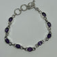 Amethyst Sterling Silver Bracelet - Rivendell Shop