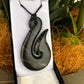 Greenstone Hei Matau Pendant - Rivendell Shop