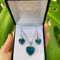 Paua Set - Heart - Rivendell Shop