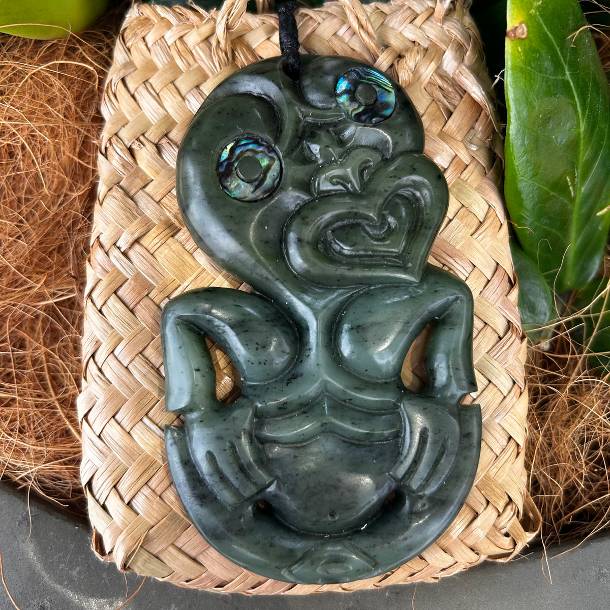Pounamu (Greenstone) Tiki XL