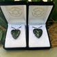 Heart Greenstone Pendant Carving with Koru Indentation - Rivendell Shop