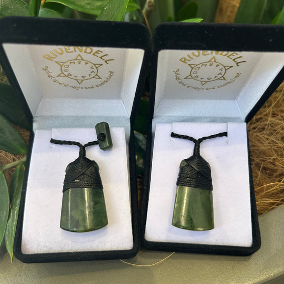 Greenstone Toki Pendant 20x30mm