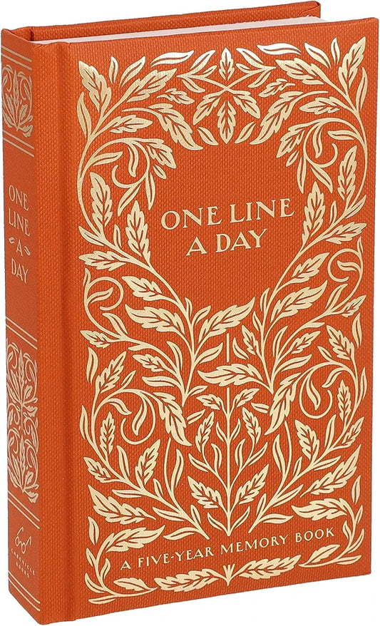 Gilded One Line a Day: A Five-Year Memory Book