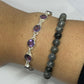 Amethyst Sterling Silver Bracelet - Rivendell Shop