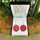 Red Coral Earrings - Rivendell Shop