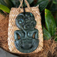 Pounamu (Greenstone) Tiki XL