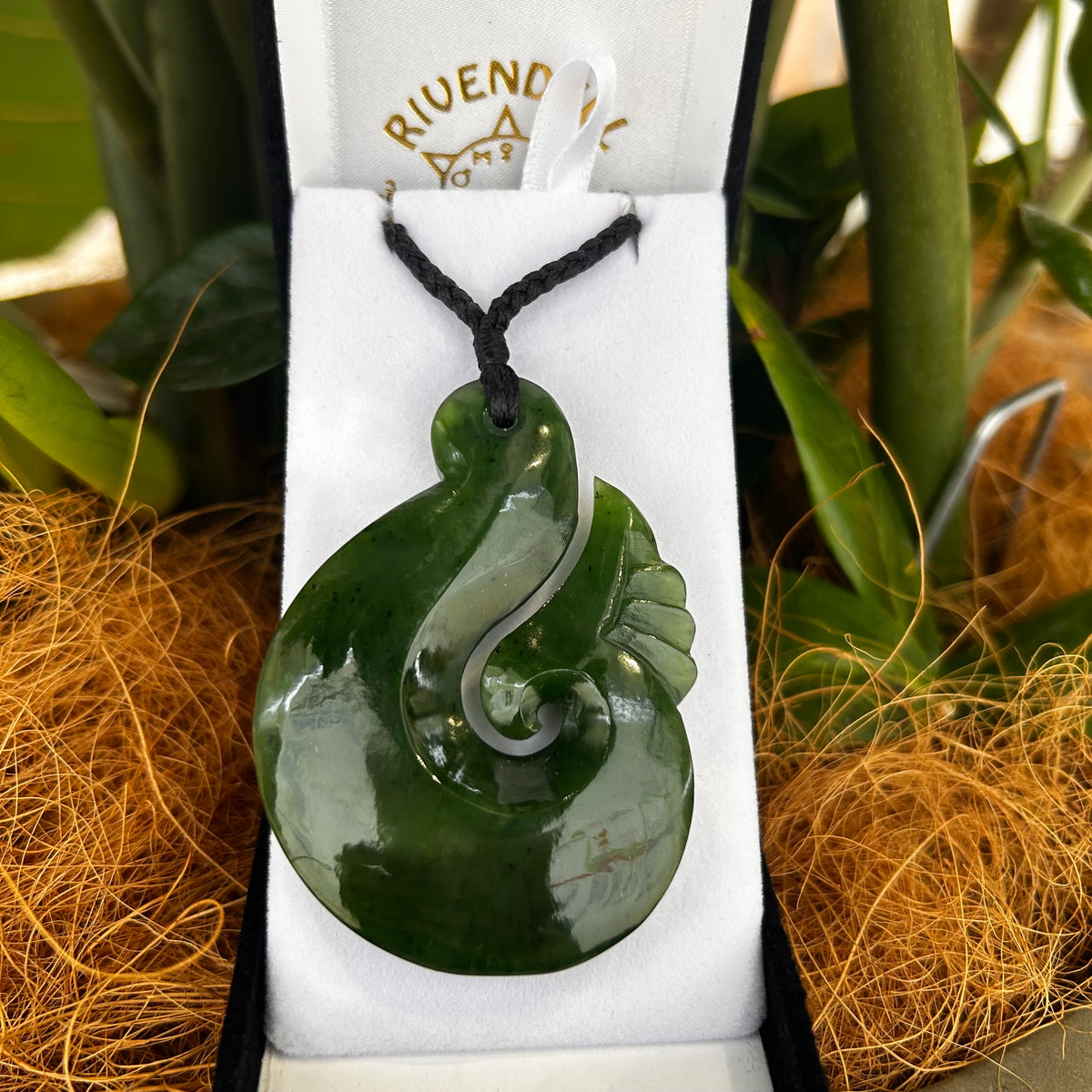 Greenstone Pendant - Hei Matau - Rivendell Shop