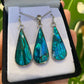 Paua Pendant & Earrings Set - Long Teardrop - Rivendell Shop