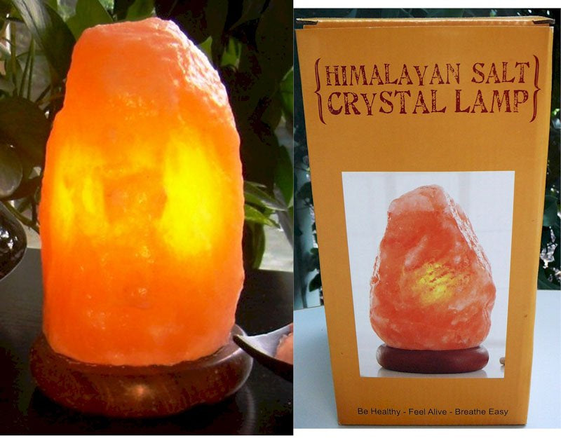 Himalayan Salt Lamps 1.5-2kg Range - with 12V cable and bulb - Rivendell Shop