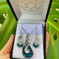 Paua Set - Hei Matau (Fish Hook) - Rivendell Shop