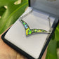 Paua Pendant - Bird - Rivendell Shop
