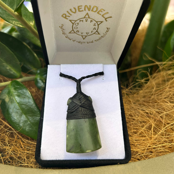 Greenstone Toki Pendant 20x30mm