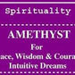Amethyst pendant - Rivendell Shop