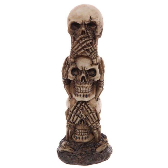 Three Wise Skull Totem