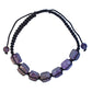 Amethyst Cube Rope Bracelet - Rivendell Shop