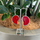 Red Shell Earrings - Rivendell Shop