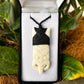 Handcarved Bone Toki with Tiki Carving - Rivendell Shop