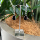 Black Coral Earrings - Teardrop - Rivendell Shop
