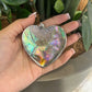 Purple Paua Pendant Heart - Rivendell Shop