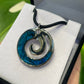 Paua Pendant - Koru - Rivendell Shop