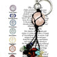 Chakra Keyring Rose Quartz - Rivendell Shop