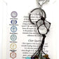 Chakra Keyring Clear Quartz - Rivendell Shop