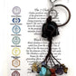 Chakra Keyring Obsidian - Rivendell Shop