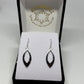 Open Marquise Silver Earrings - Rivendell Shop