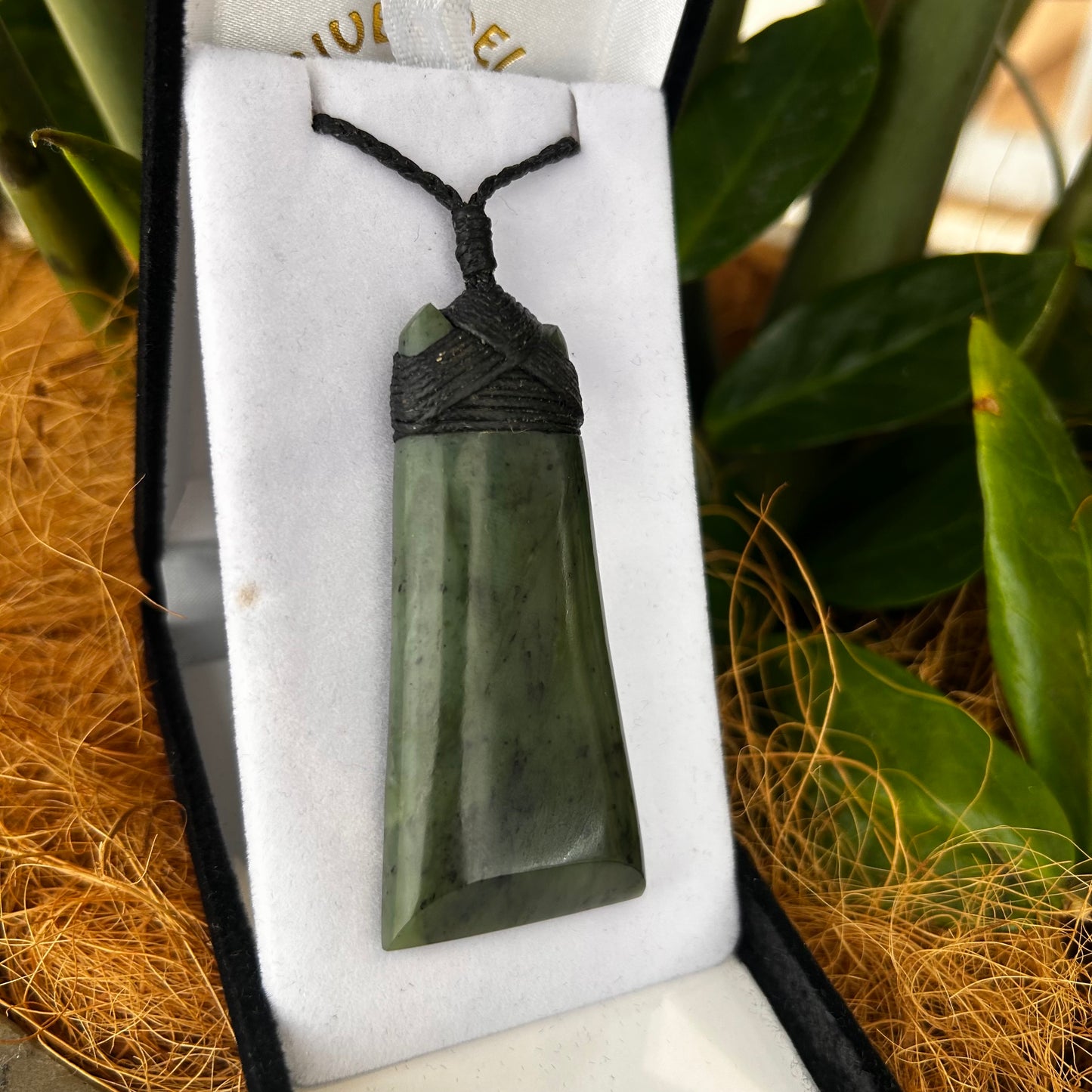 Long Greenstone Toki Pendant