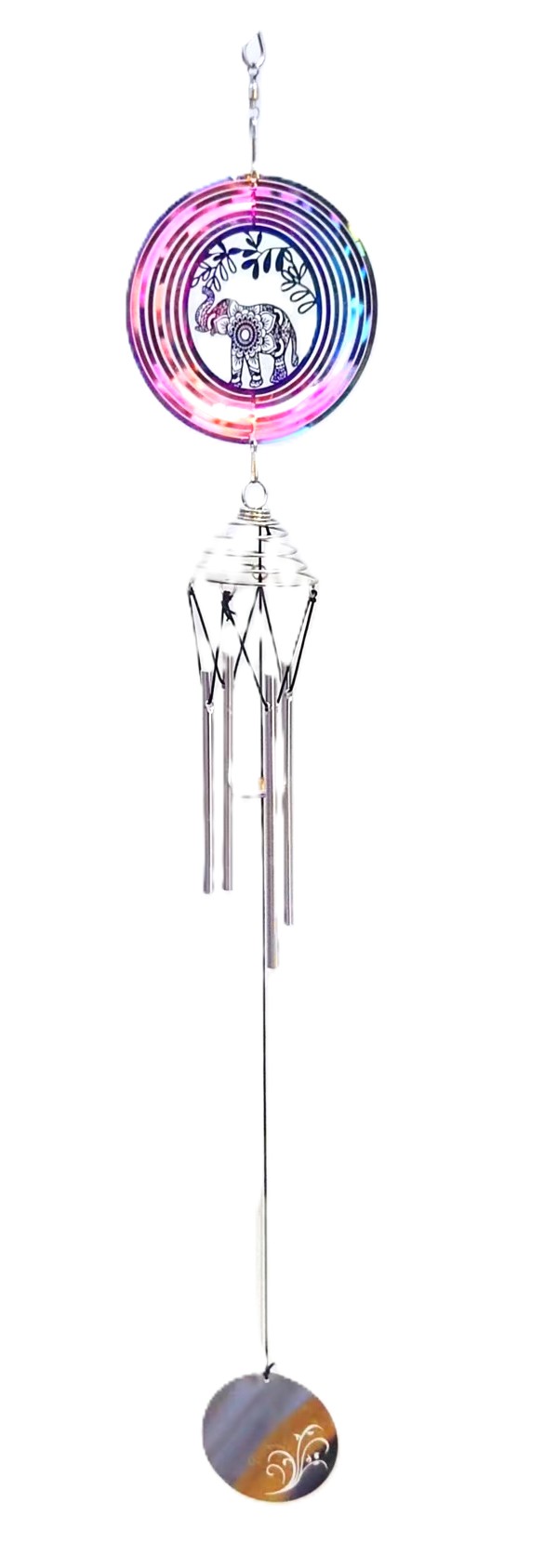 Spinner Windchime Elephant - Rivendell Shop