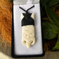Handcarved Bone Toki with Tiki Carving - Rivendell Shop