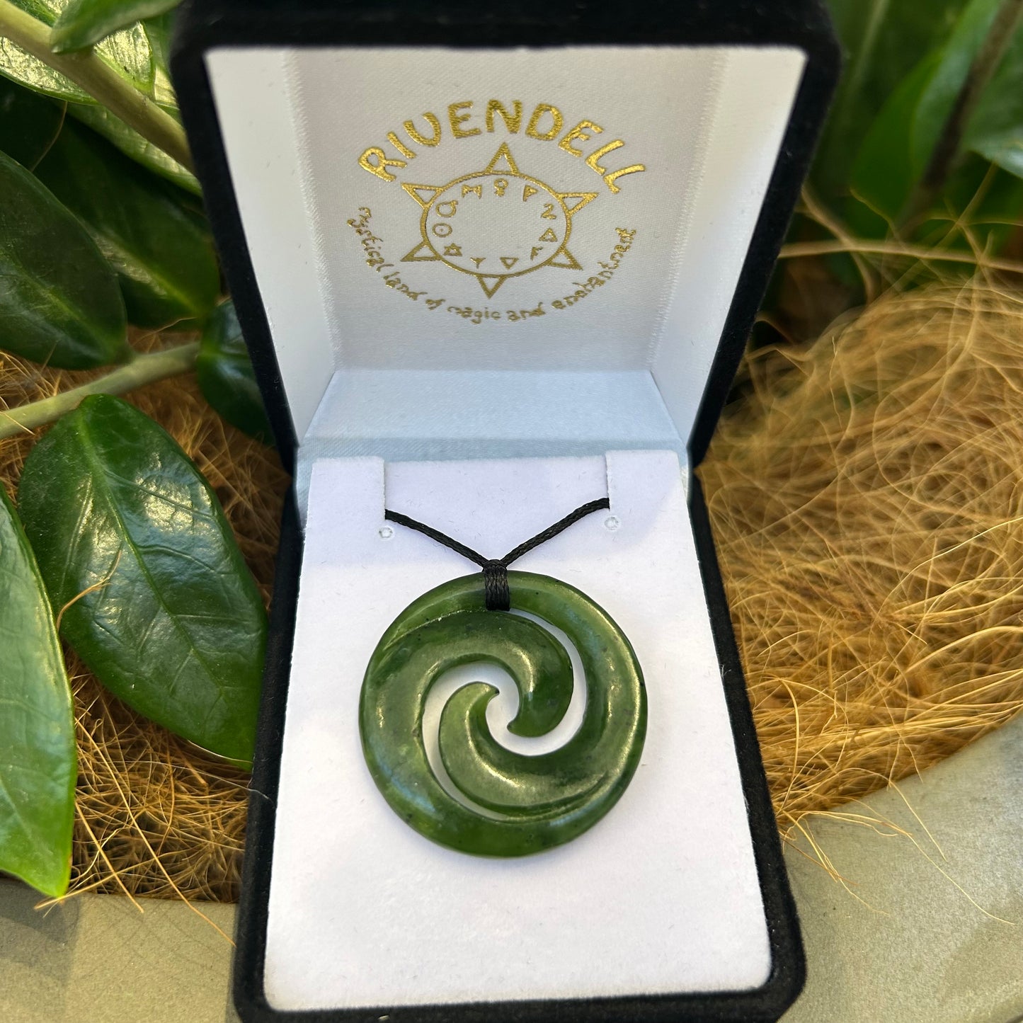 Greenstone Pendant - Koru - Rivendell Shop