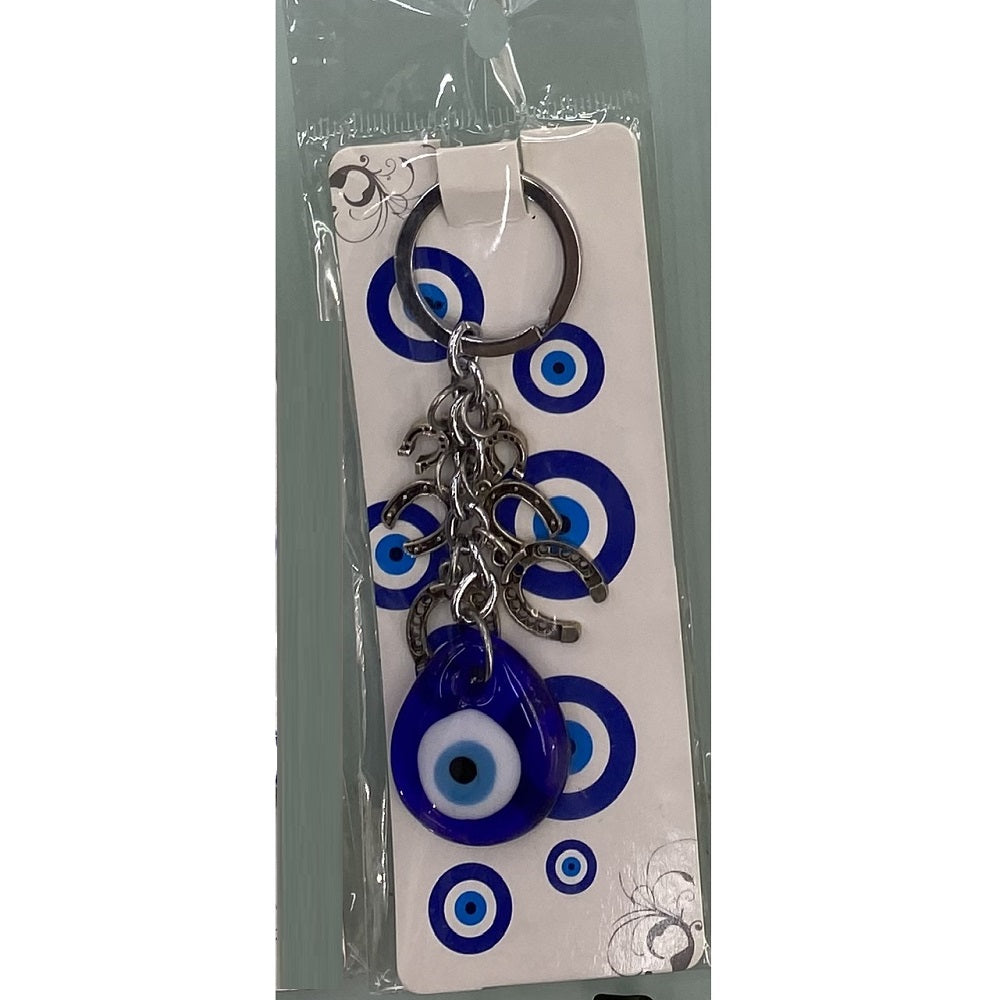 Evil Eye Keyring - Horseshoe - Rivendell Shop