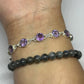 Amethyst Sterling Silver Bracelet - Rivendell Shop