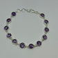 Amethyst Sterling Silver Bracelet - Rivendell Shop