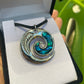 Paua Pendant - Koru - Rivendell Shop