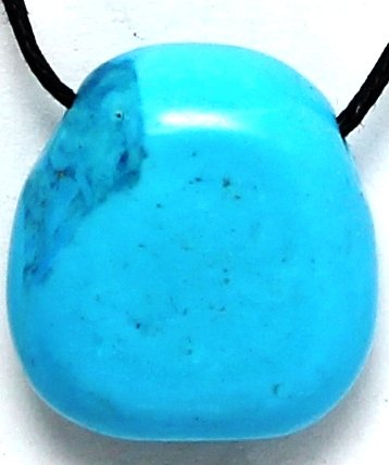 Turquoise howlite pendant - Rivendell Shop