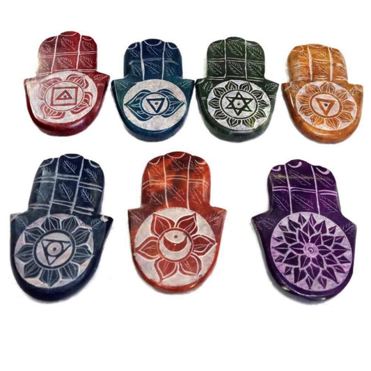 Chakra Soapstone Incense cone holder - Rivendell Shop