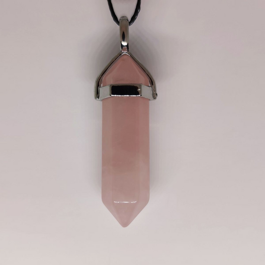 Rose Quartz Point Pendant - Rivendell Shop