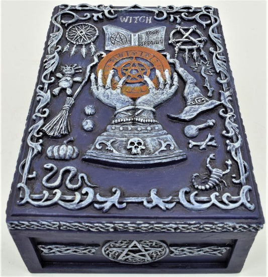 Purple Witchery Trinket box - Rivendell Shop