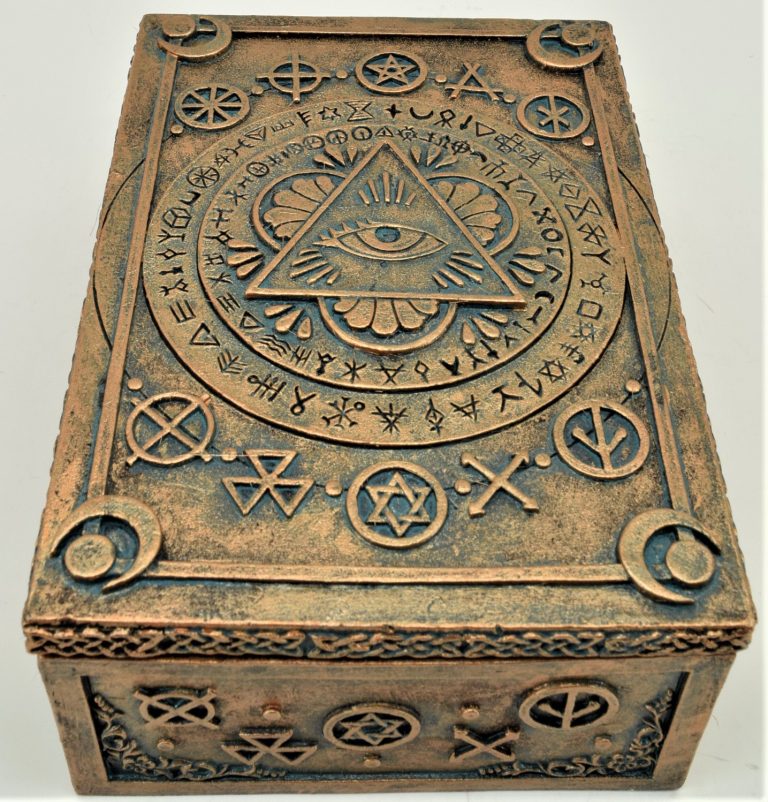 Bronze Eye Of Providence Trinket box - Rivendell Shop
