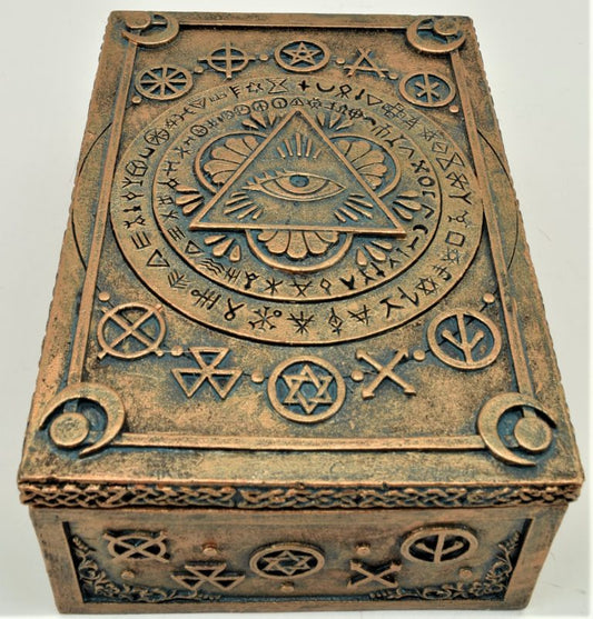 Bronze Eye Of Providence Trinket box - Rivendell Shop