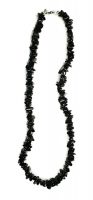 Black Obsidian 18" Chip Necklace - Rivendell Shop