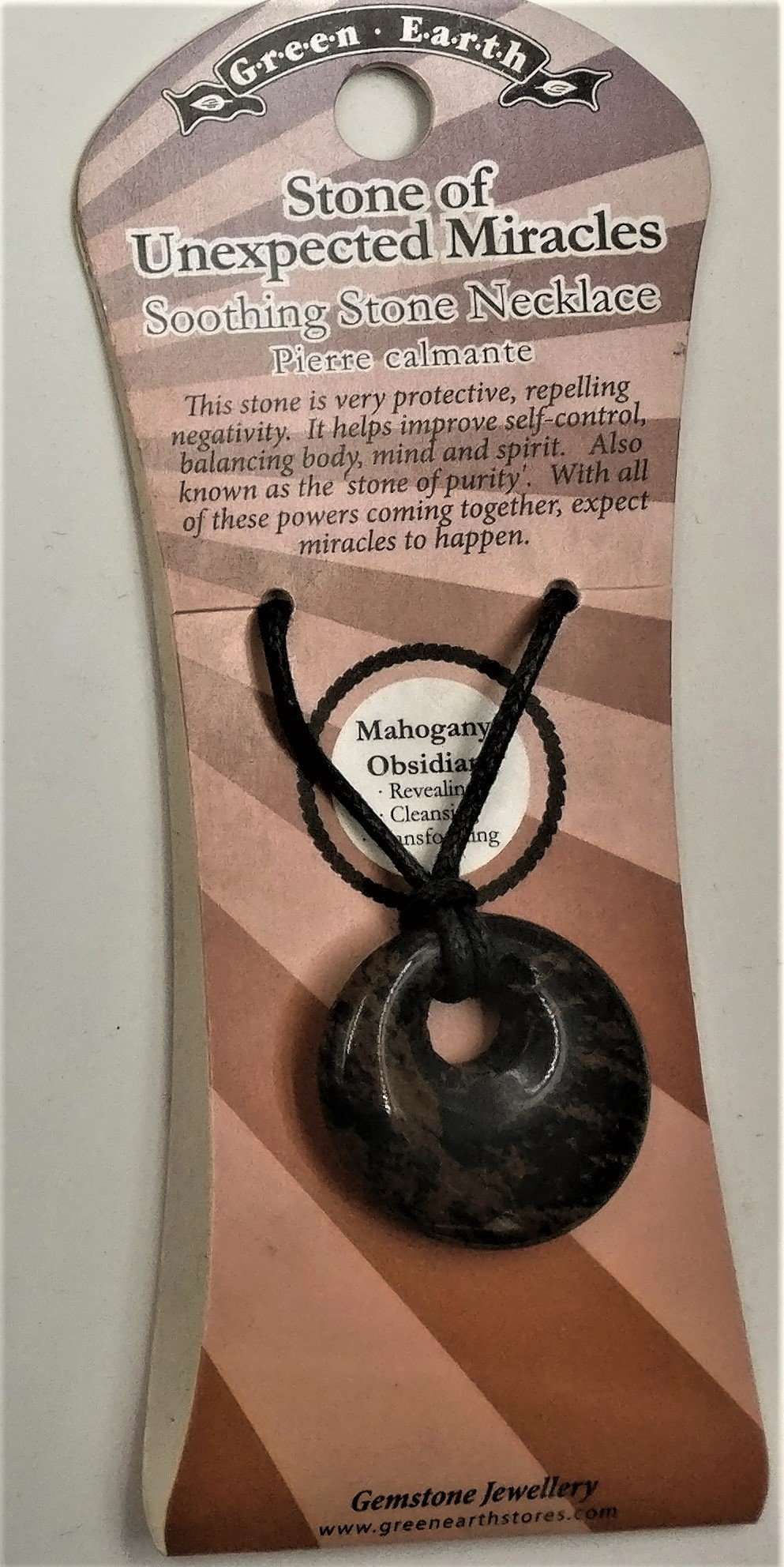 Mahogany obsidian pendant - Rivendell Shop