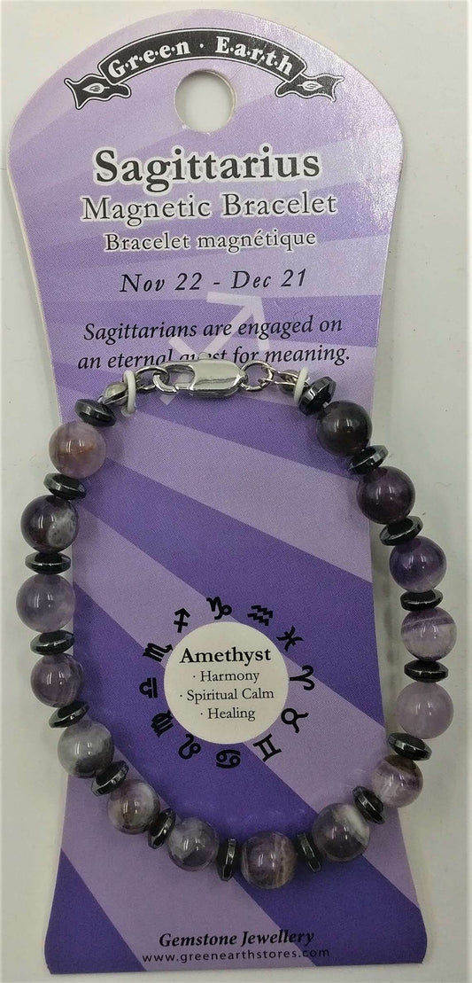 Amethyst zodiac bracelet - Rivendell Shop