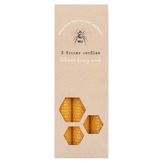 Bees wax dinner candles - Rivendell Shop