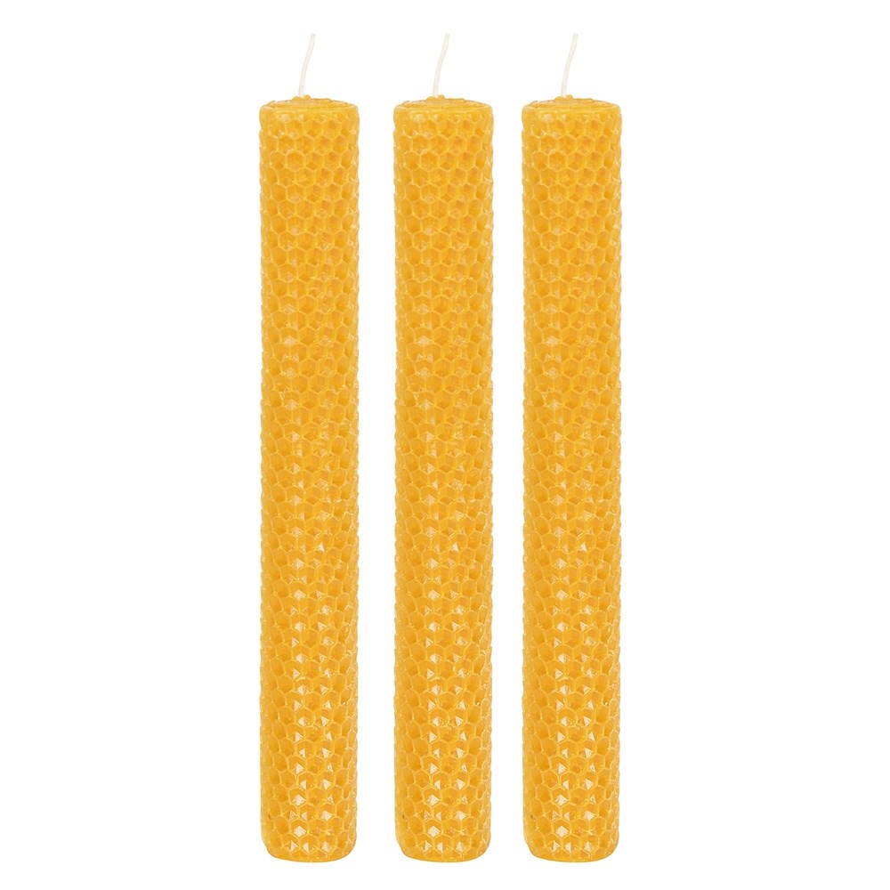 Bees wax dinner candles - Rivendell Shop