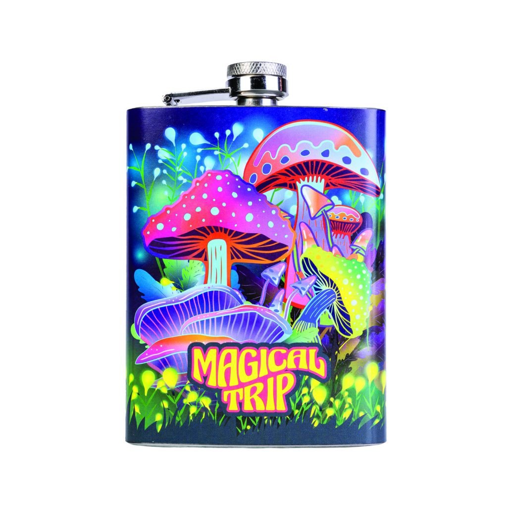Mushroom Metal Flask - Rivendell Shop