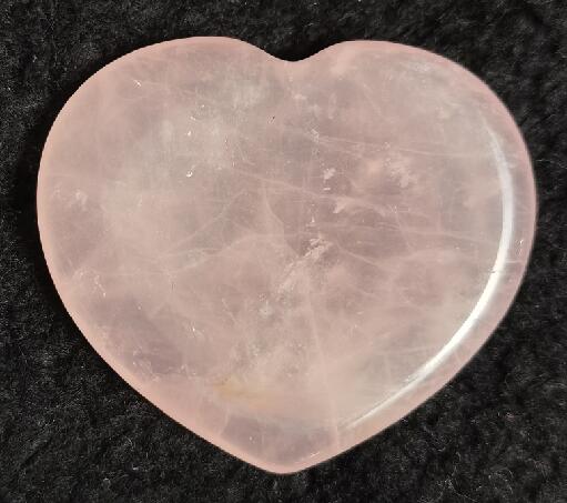 Rose Quartz Worry Stone - Heart - Rivendell Shop